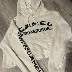 Camel Smokercross Moto Crop sweatshirt